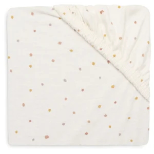 Jollein Hoeslaken Jersey 70/75x140/150cm Kangaroots Dusty Dot